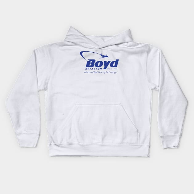 Boyd Aviation - Fletch Lives Kids Hoodie by Kevan Hom